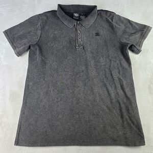 Harley Davidson Polo Shirt Mens XL 1/4 Zip Golf Gray
